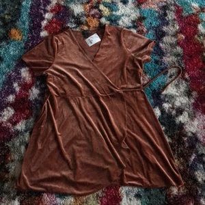 Forever 21+ velvet dress